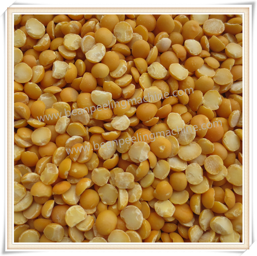 Split bean pea dal dehulled peeling machine